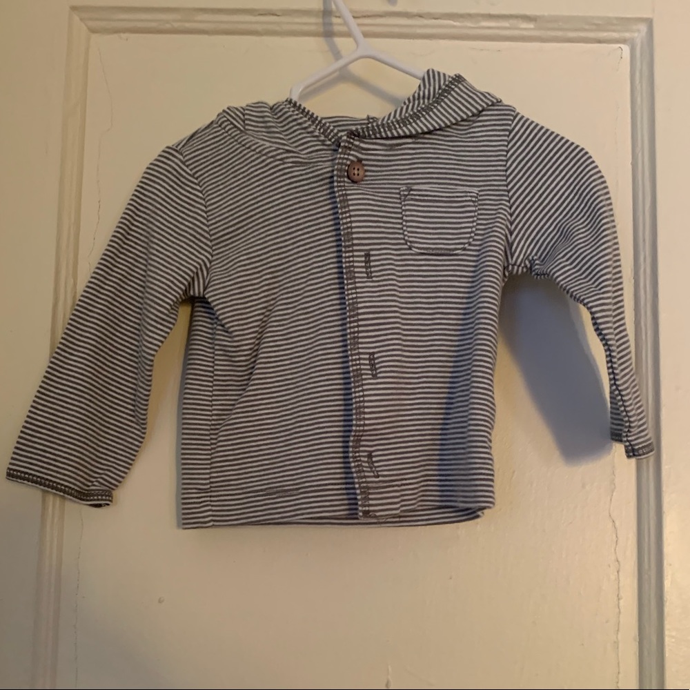 Hooded cardigan